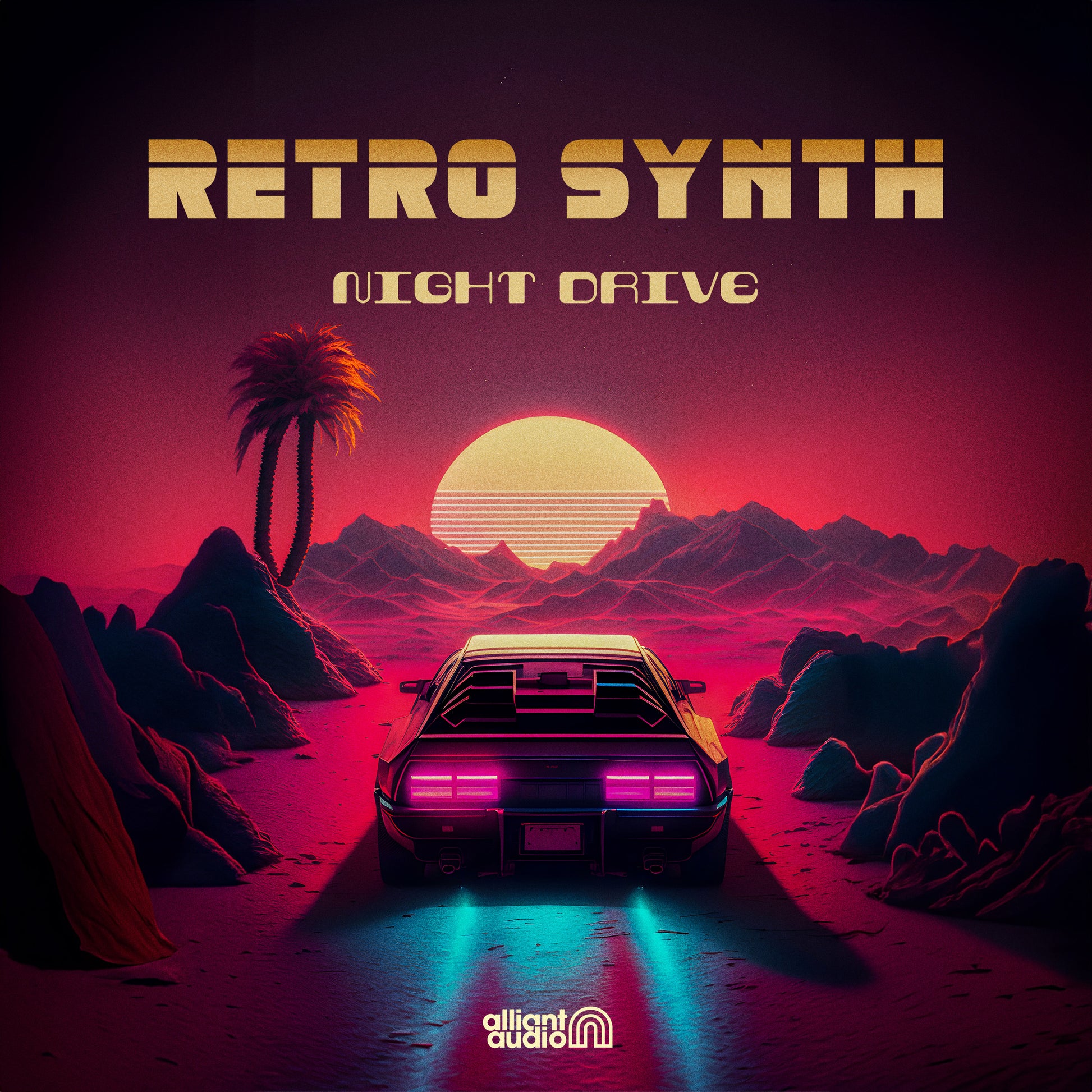 Alliant Audio Retro Synth Night Drive Sample Pack - Cover